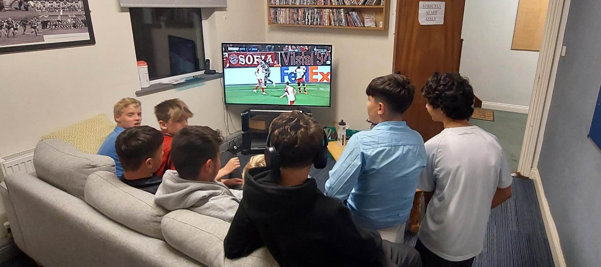 Match night in Roundhill Match night in Roundhill